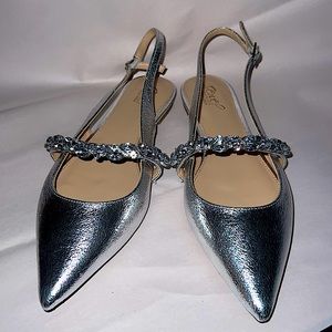 JEWEL BADGLEY MISCHKA
Mary Jane Pointed Toe flats | Sling Back
